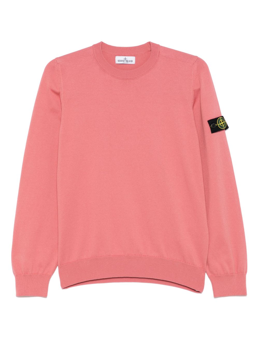 Maglione rosa pesca per bambino 65100001S00B2 V0089 Stone Island Kids 