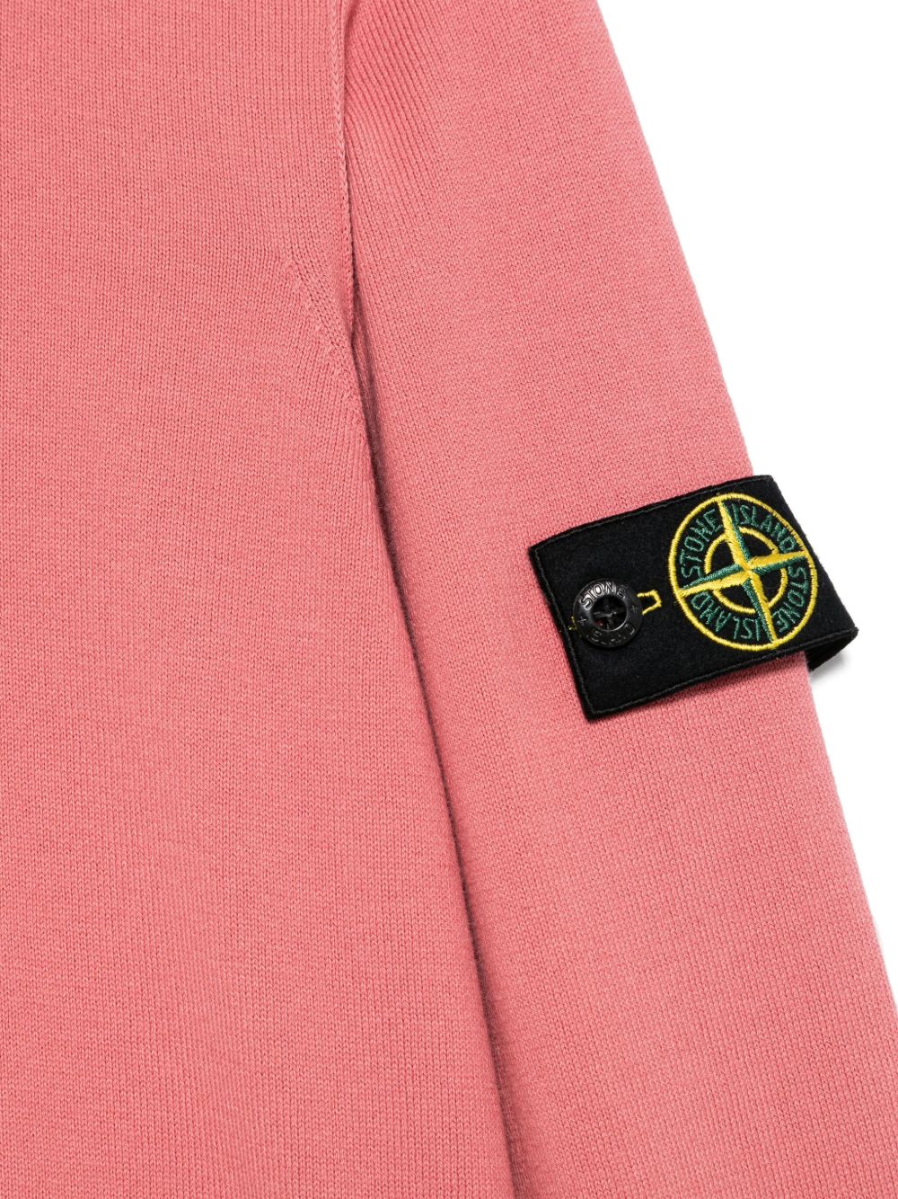 Maglione rosa pesca per bambino 65100001S00B2 V0089 Stone Island Kids 