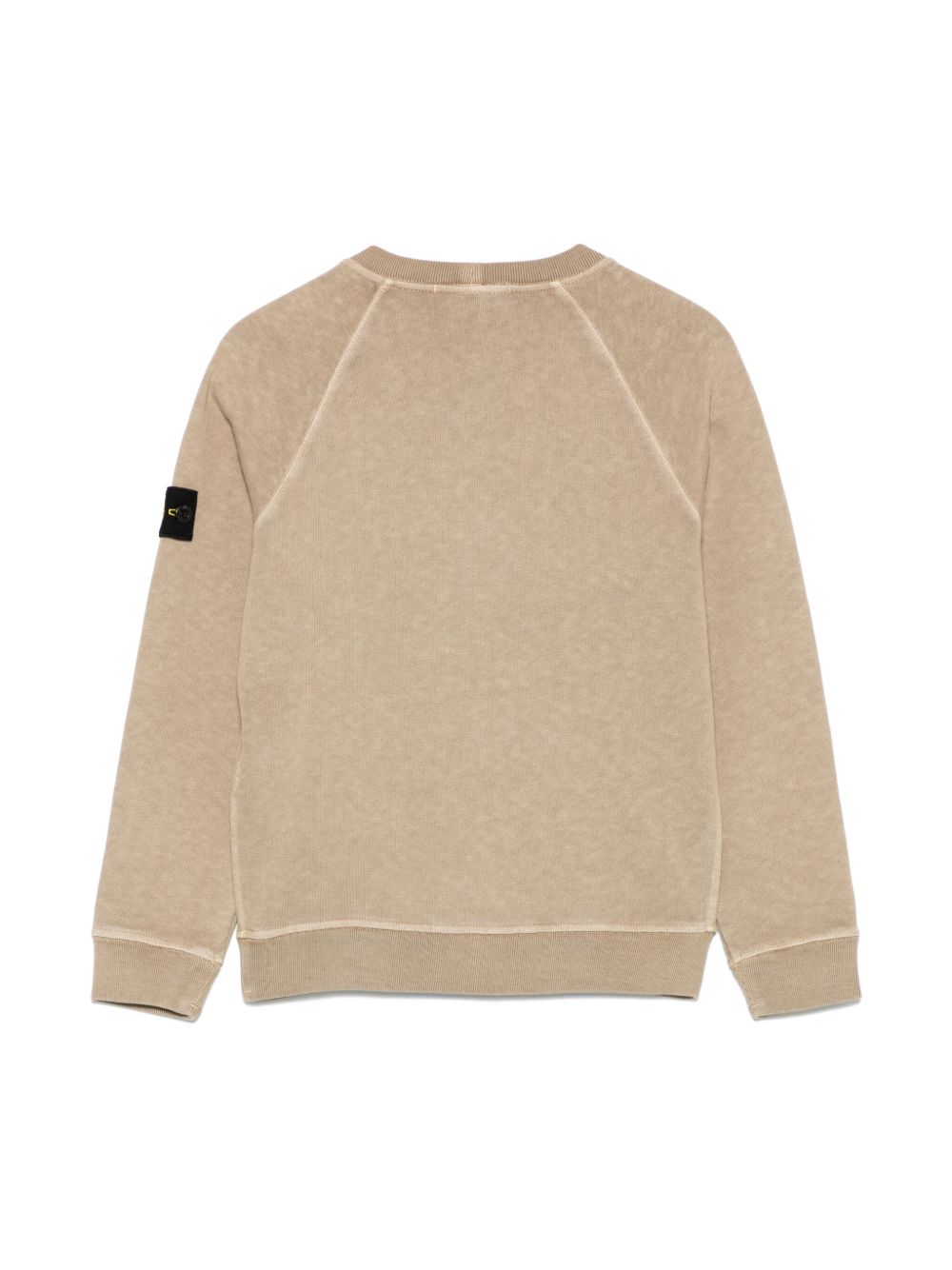 Felpa beige per bambino 66100001S0060 V019A Stone Island Kids 