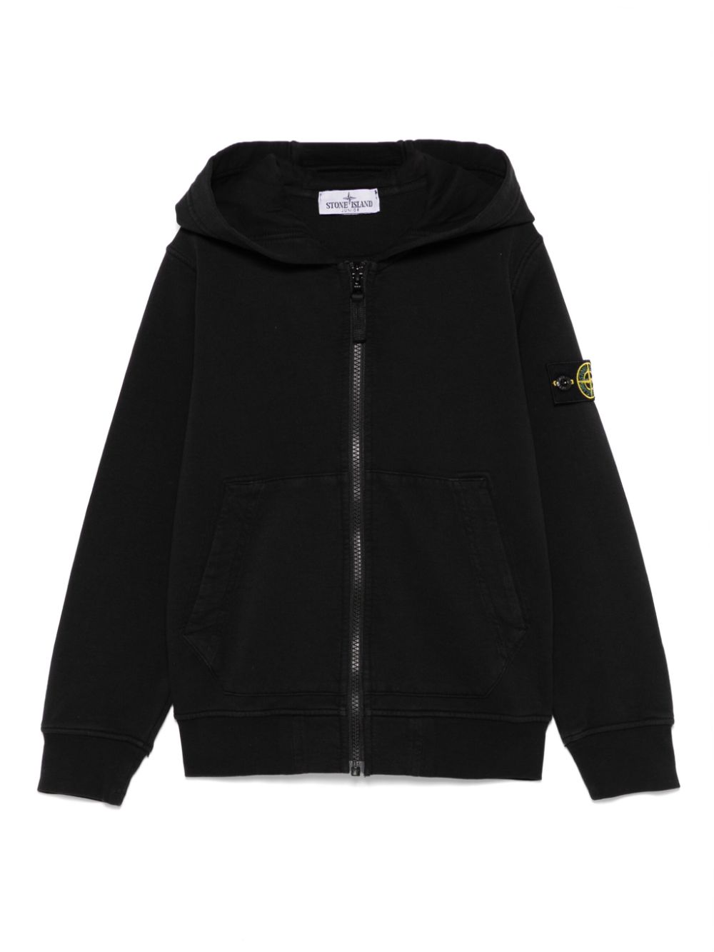 Felpa nera per bambino 66100010S0040 V0029 Stone Island Kids 