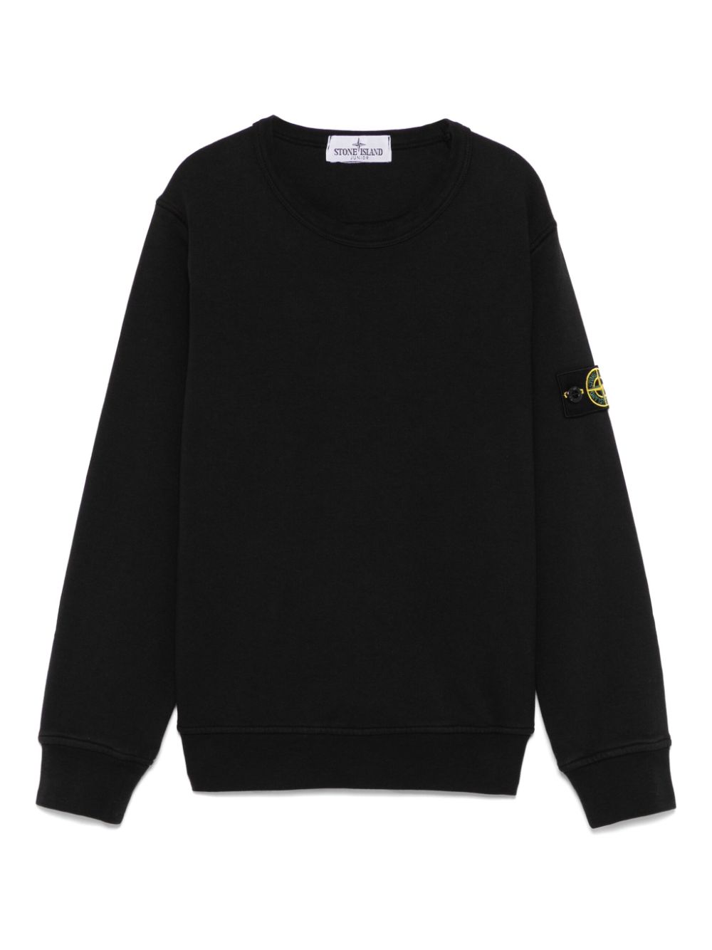 Felpa nera per bambino 66100011S0040 V0029 Stone Island Kids 