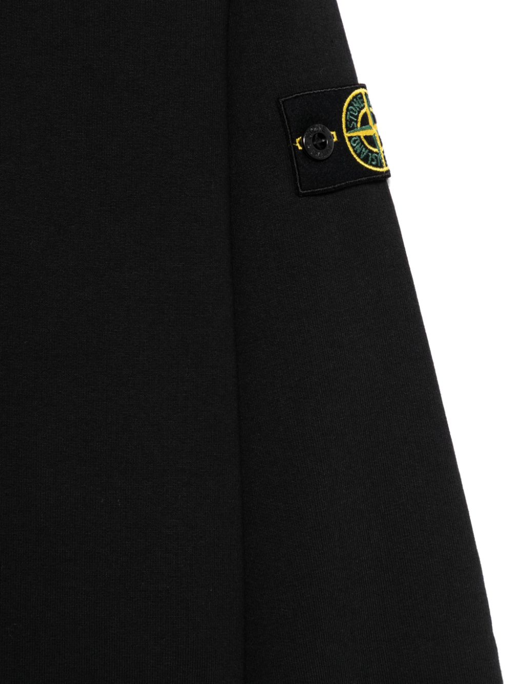 Felpa nera per bambino 66100011S0040 V0029 Stone Island Kids 