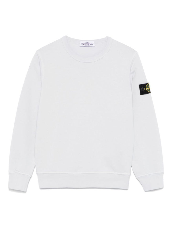 Felpa azzurro per bambino 66100011S0040 V0041 Stone Island Kids 