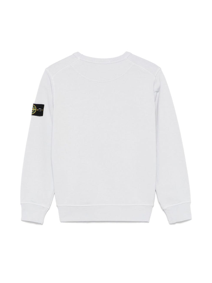 Felpa azzurro per bambino 66100011S0040 V0041 Stone Island Kids 