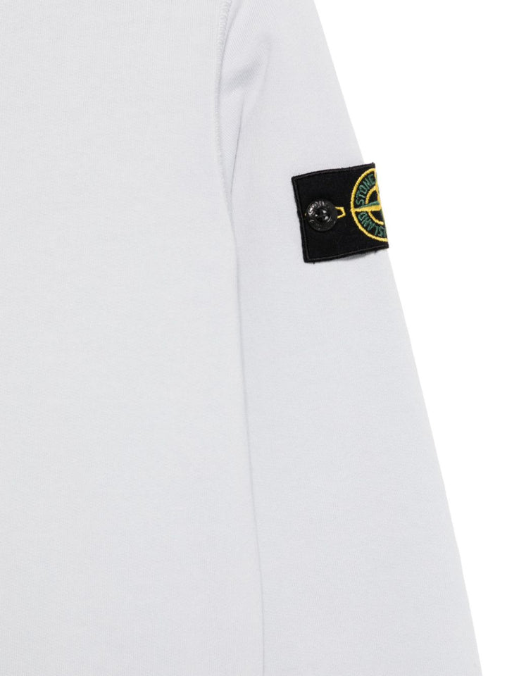 Felpa azzurro per bambino 66100011S0040 V0041 Stone Island Kids 