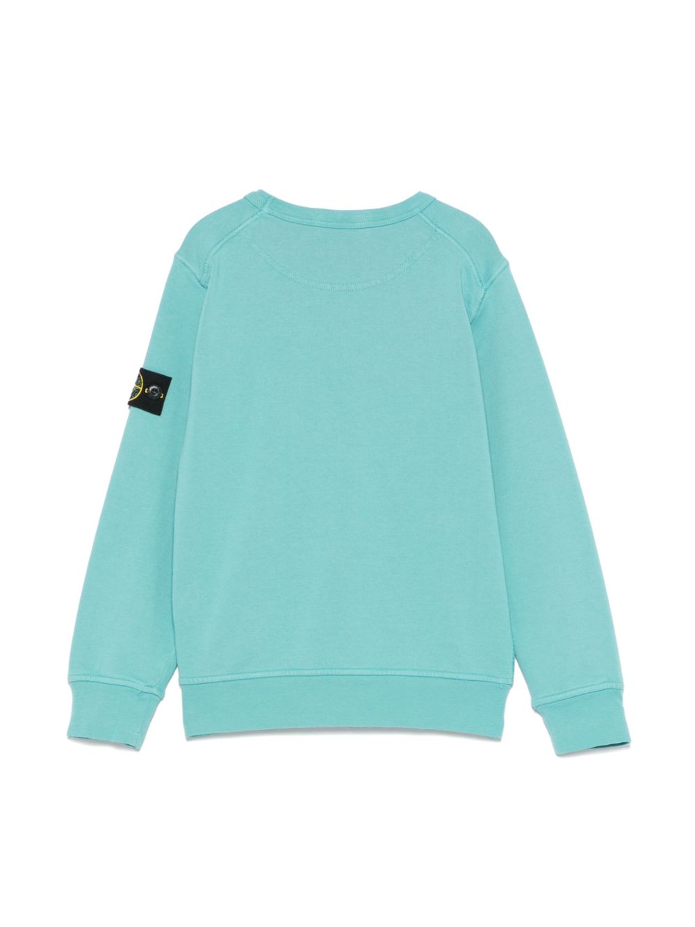 Felpa blu acqua per bambino 66100011S0040 V0042 Stone Island Kids 