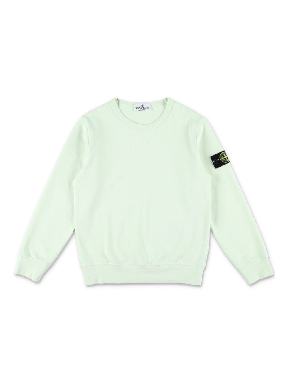 Felpa verde menta per bambino 66100011S0040 V005C Stone Island Kids 