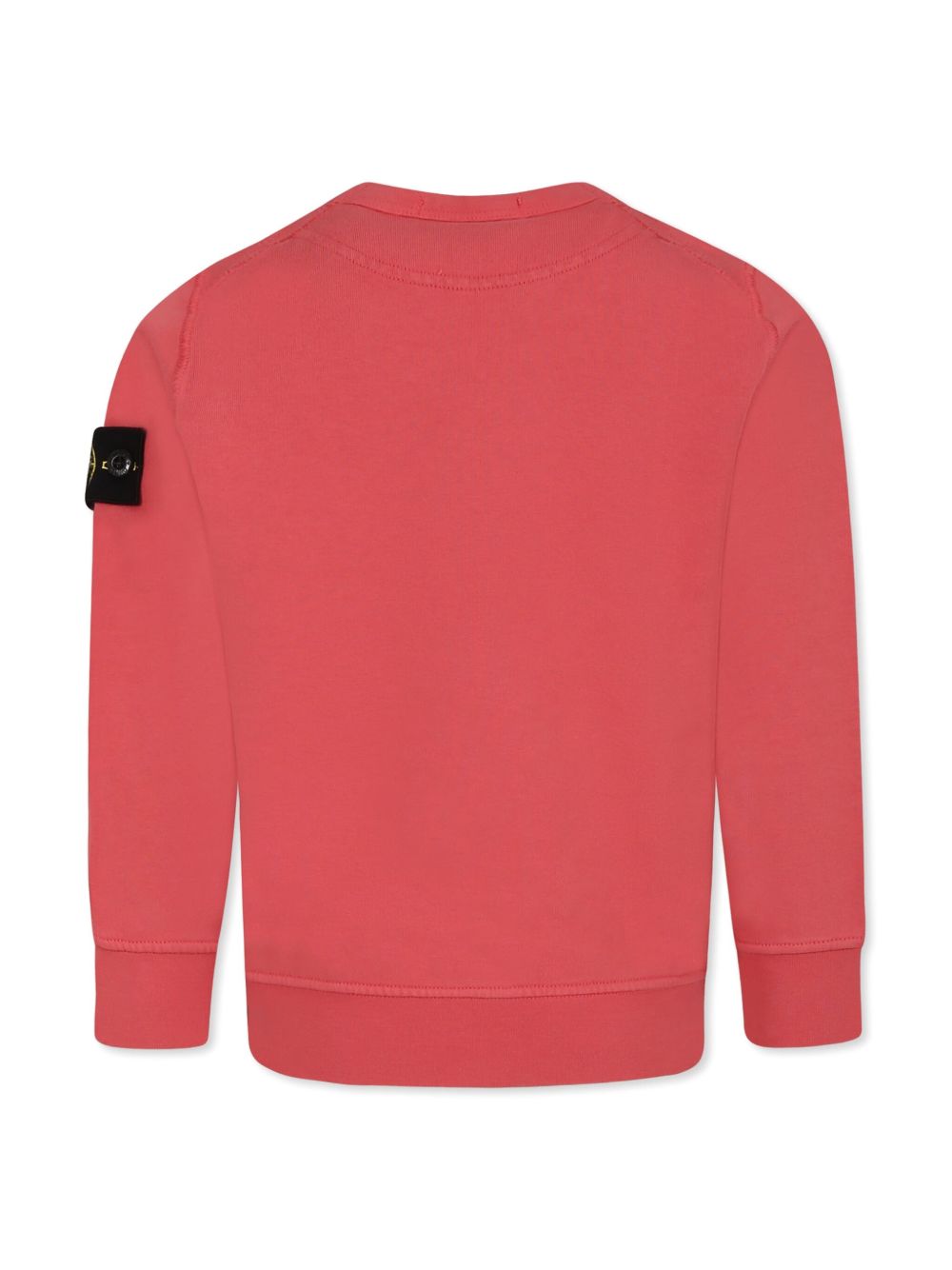 Felpa rosso corallo per bambino 66100011S0040 V0089 Stone Island Kids 