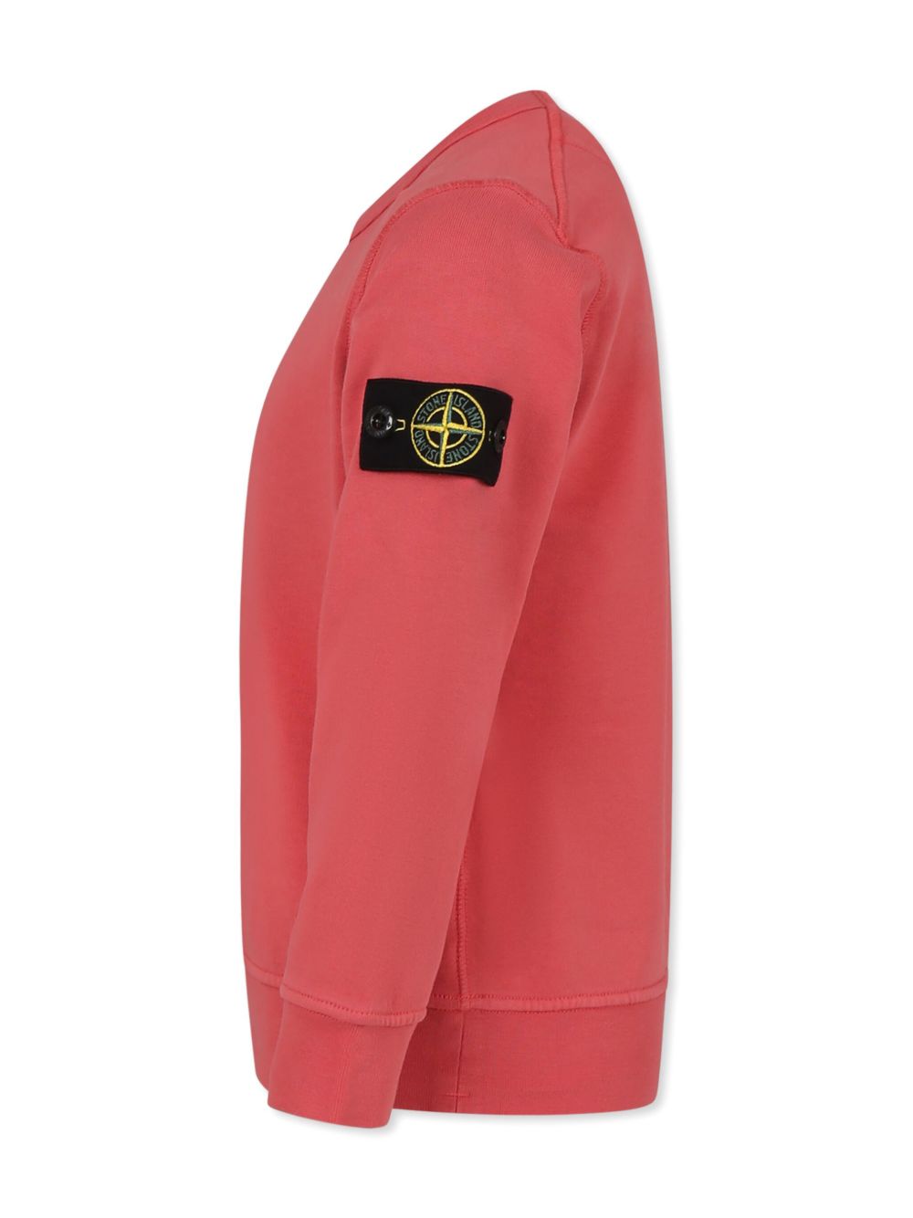 Felpa rosso corallo per bambino 66100011S0040 V0089 Stone Island Kids 