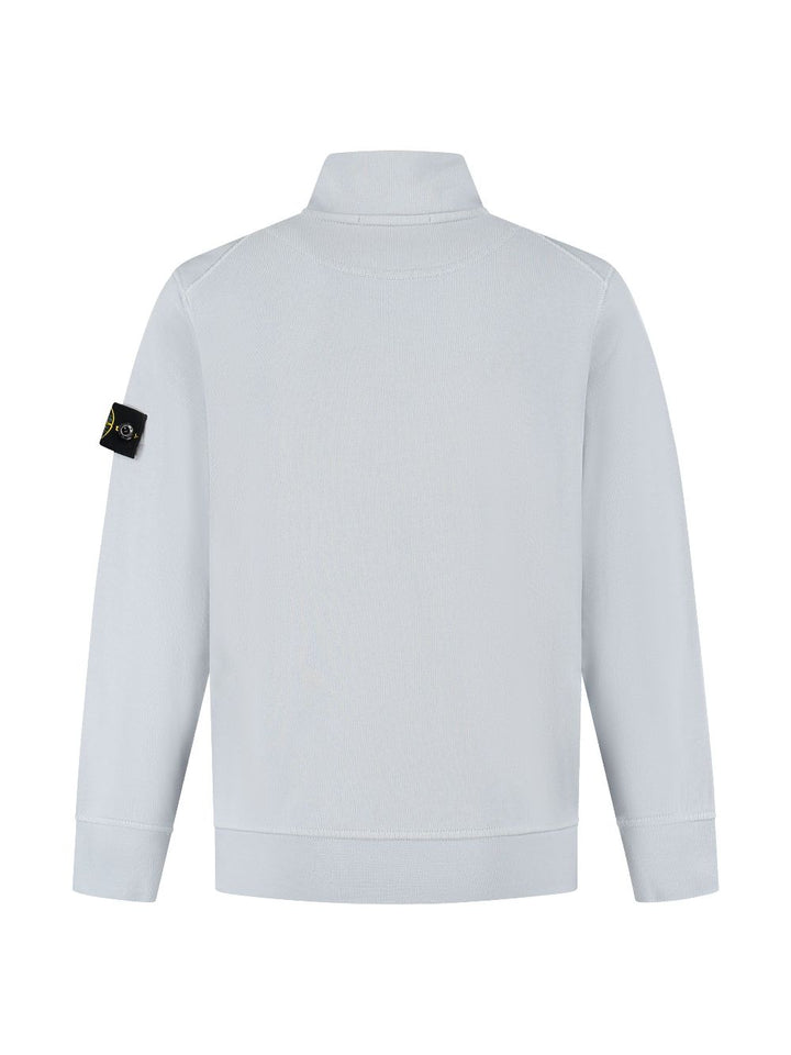 Felpa azzurra per bambino 66100013S0040 V0041 Stone Island Kids 