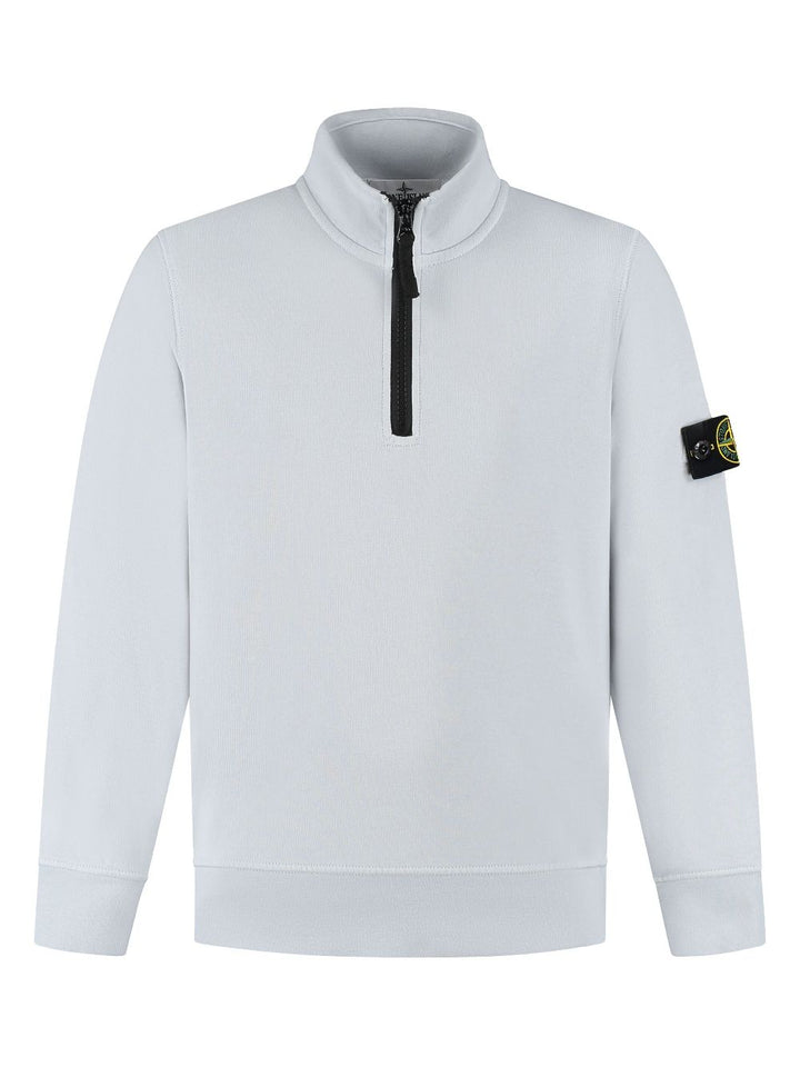 Felpa azzurra per bambino 66100013S0040 V0041 Stone Island Kids 