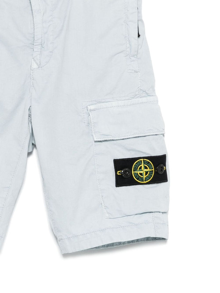 Bermuda azzurra chiara per bambino 6L100002S0009 V0141 Stone Island Kids 