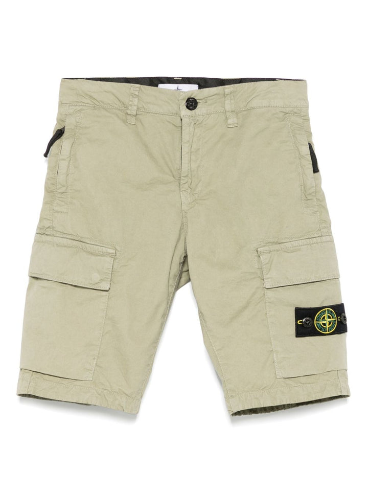 Bermuda beige per bambino 6L100002S0009 V0168 Stone Island Kids 