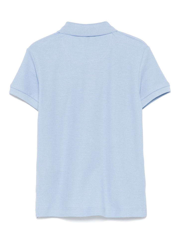 Polo azzurro per bambino TBP25006PO AZUDU Trussardi Kids 