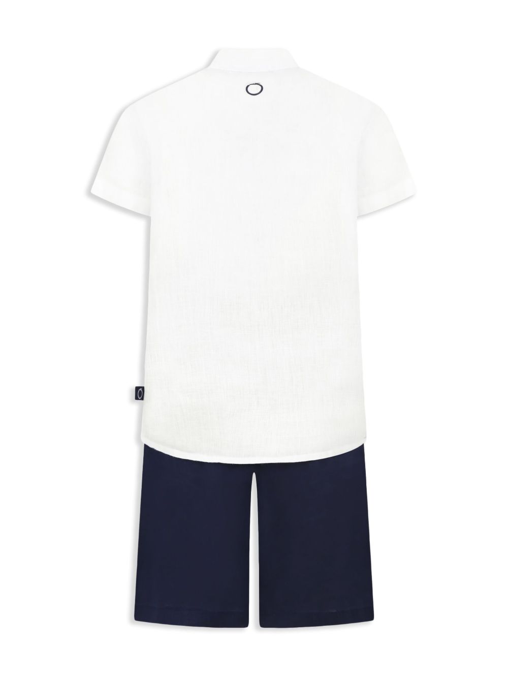 Completo bianco/azzurro per bambino TBP25013CL WHI Trussardi Kids 