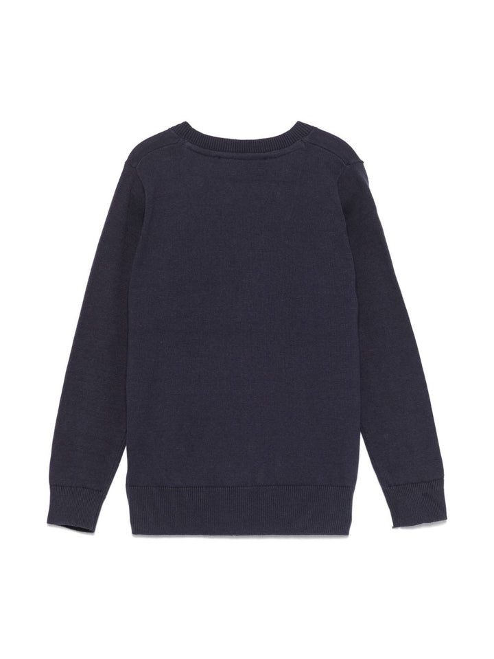 Cardigan blu navy per bambino TBP25024CD BLUNAV Trussardi Kids 