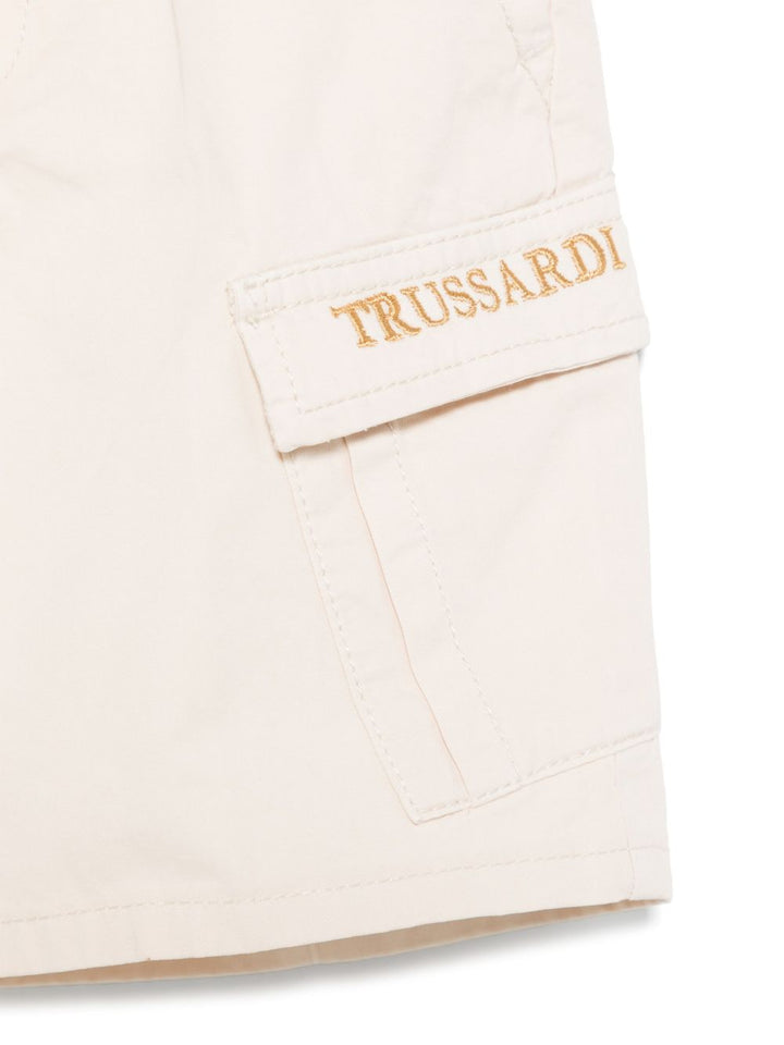 Bermuda beige chiaro per bambino TBP25082BE BEILIG Trussardi Kids 