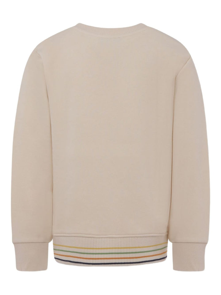 Felpa beige per bambino TBP25145FE BUT Trussardi Kids 