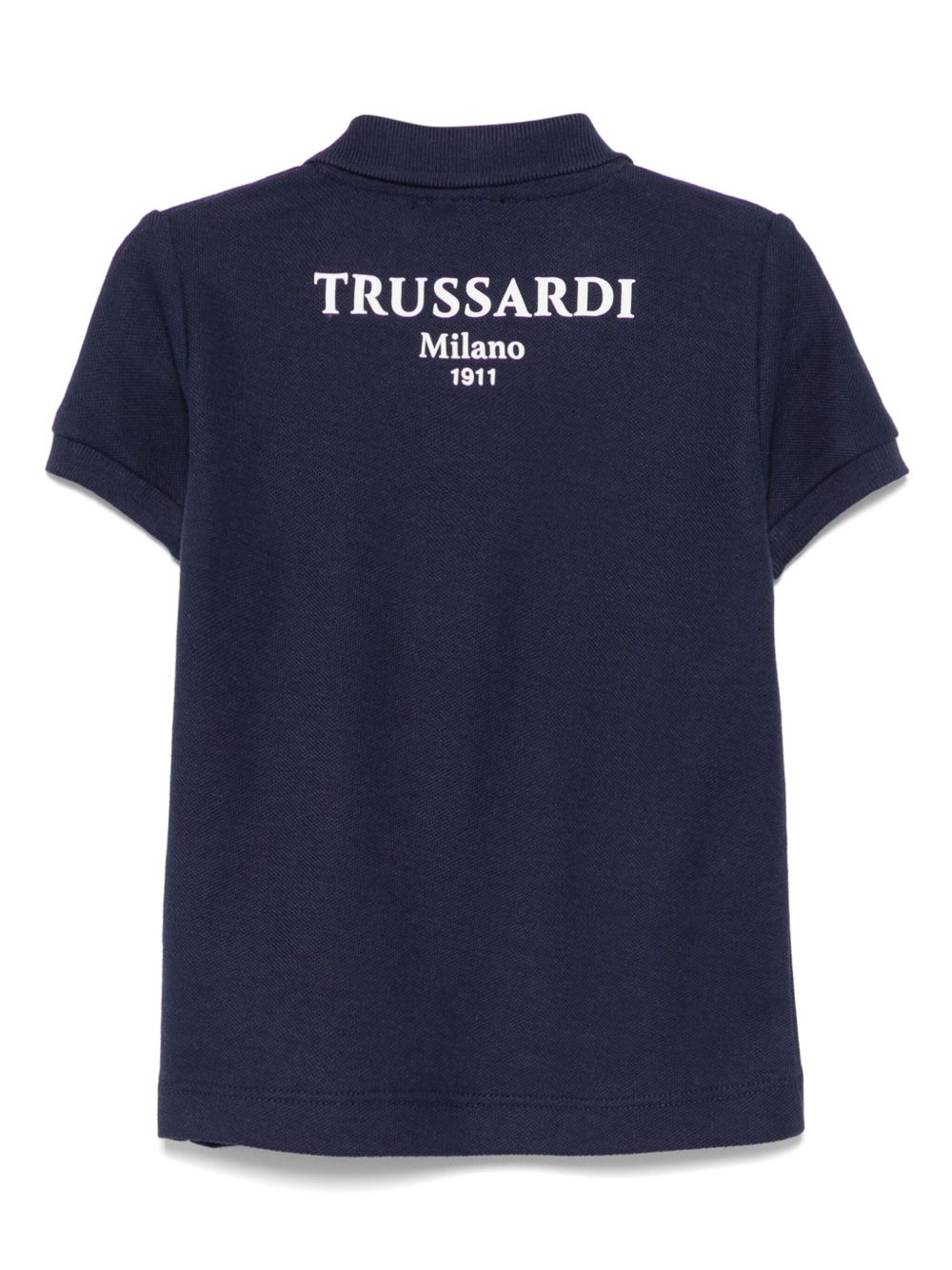 Polo blu navy per neonato TIP25014PO BLUNAV Trussardi Kids 