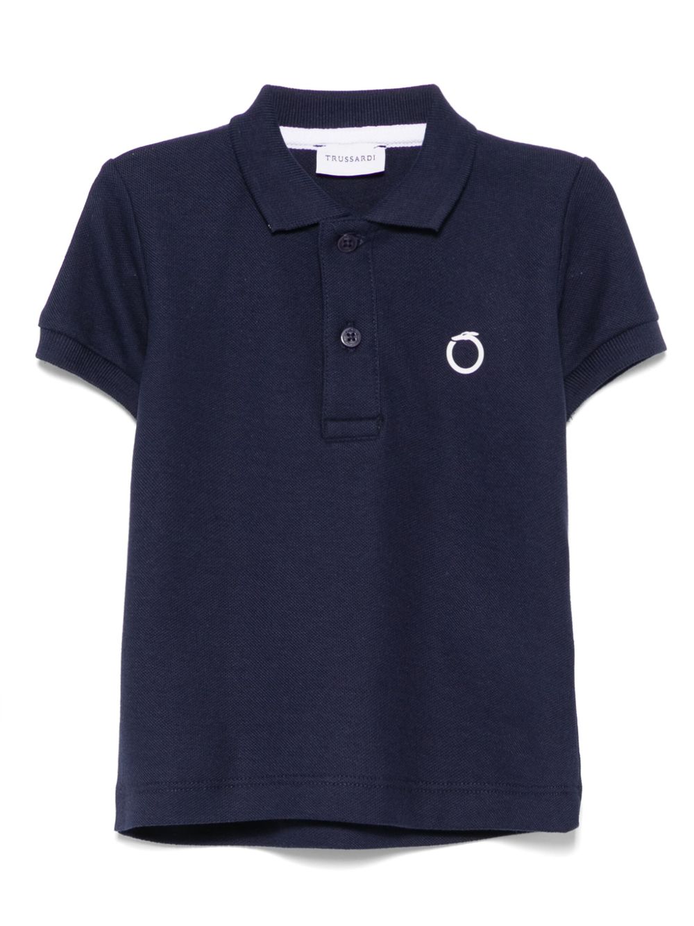 Polo blu navy per neonato TIP25014PO BLUNAV Trussardi Kids 