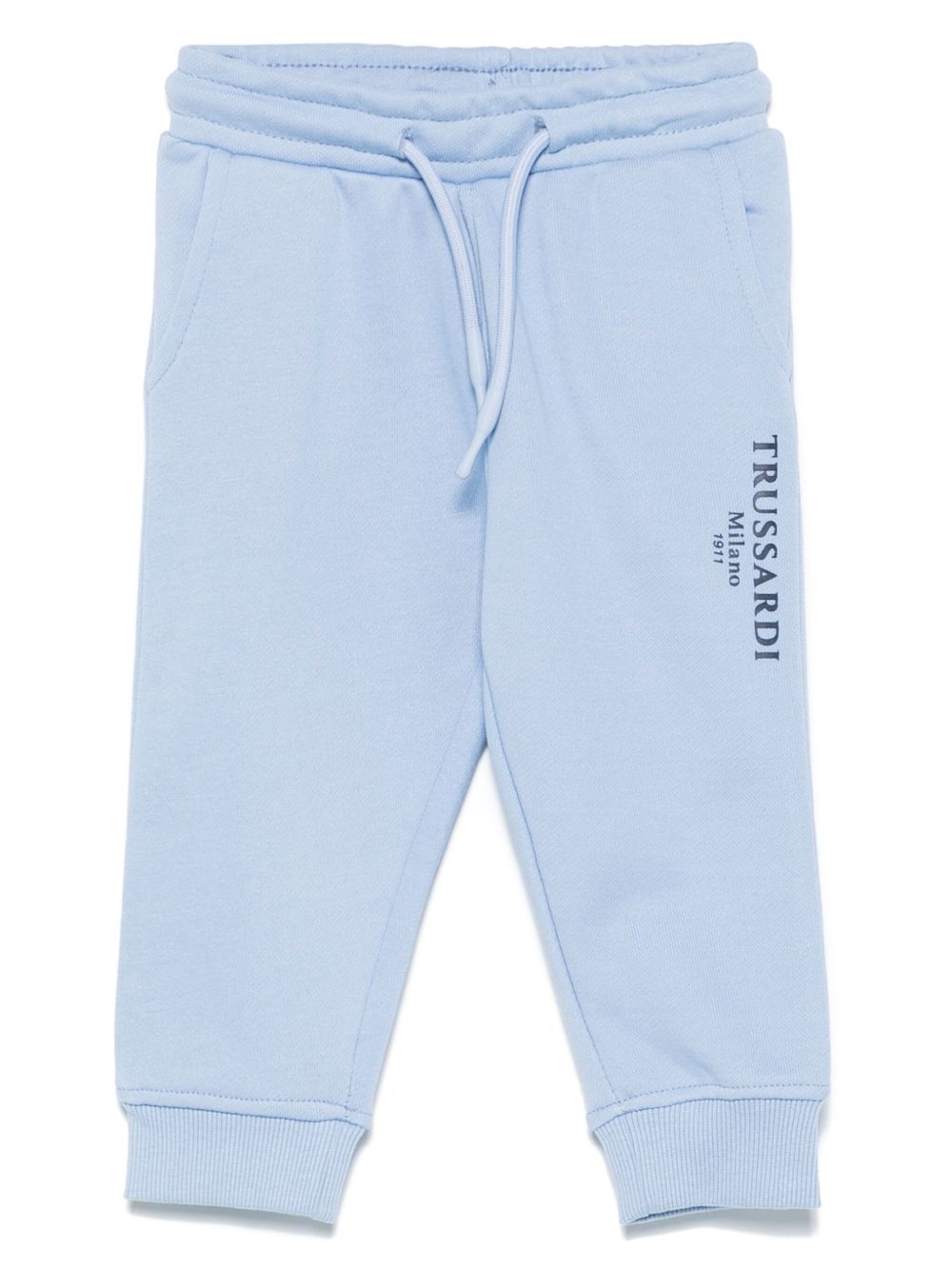 Pantalone blu ceruleo per neonato TIP25015PA AZUDU Trussardi Kids 