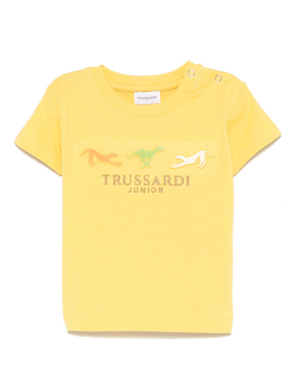 T-shirt giallo girasole per neonato TIP25020TS GOLCRE Trussardi Kids 