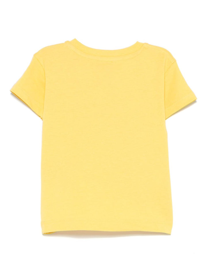 T-shirt giallo girasole per neonato TIP25020TS GOLCRE Trussardi Kids 
