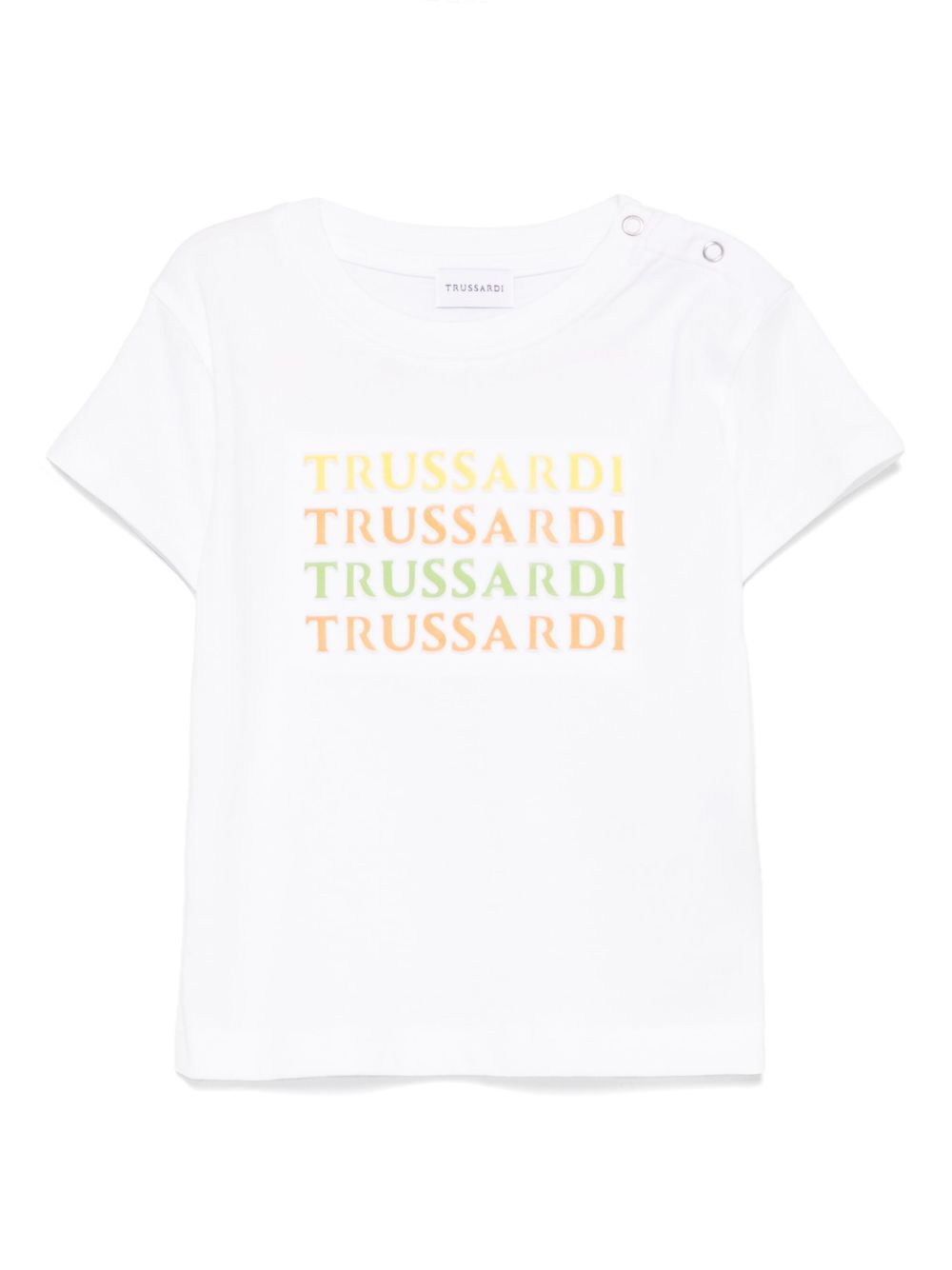 T-shirt bianca per neonato TIP25022TS WHI Trussardi Kids 