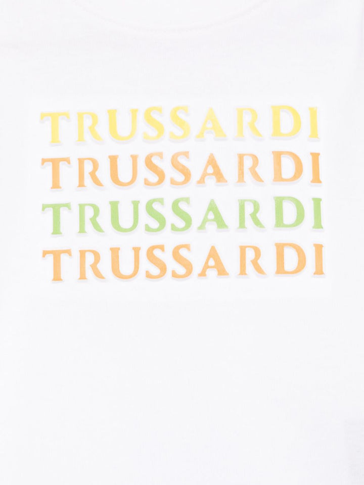 T-shirt bianca per neonato TIP25022TS WHI Trussardi Kids 
