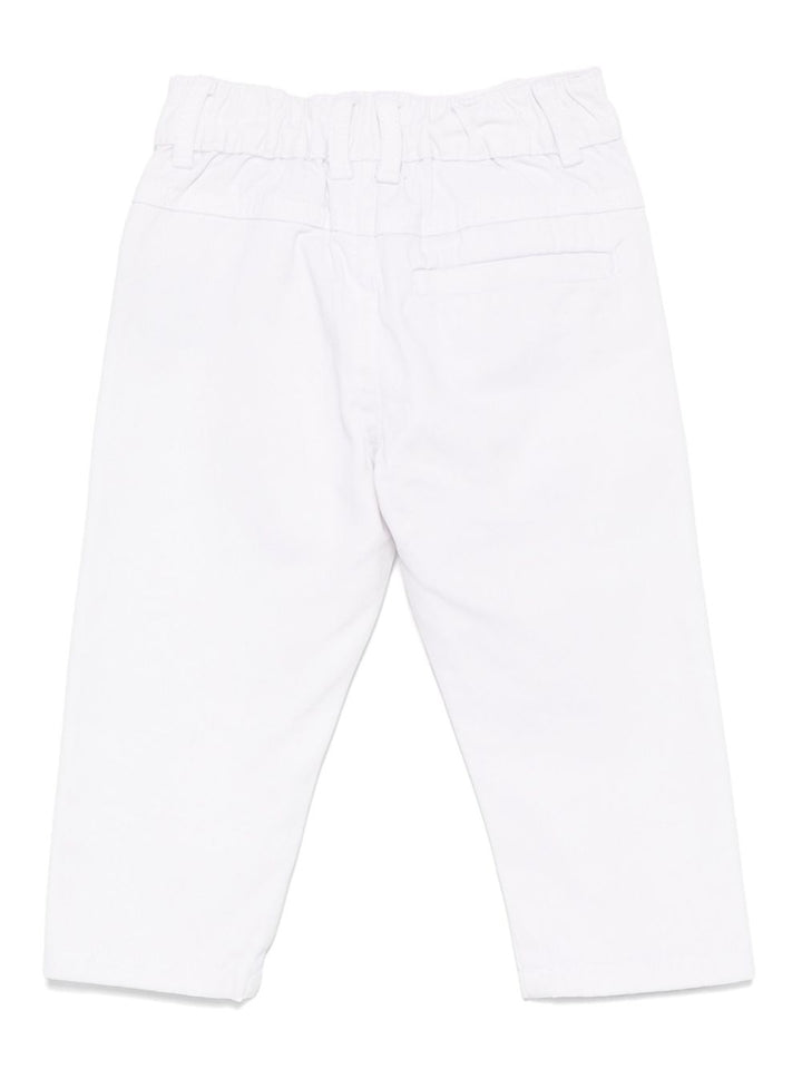 Jeans bianco per neonato TIP25060PA WHI Trussardi Kids 