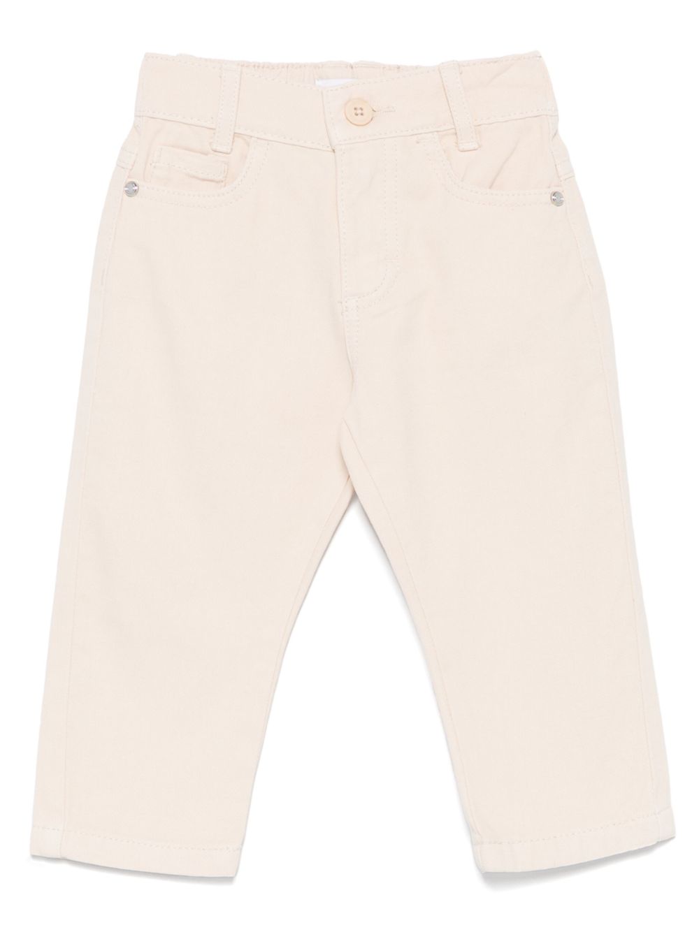 Jeans beige chiaro per neonato TIP25067PA BEILIG Trussardi Kids 