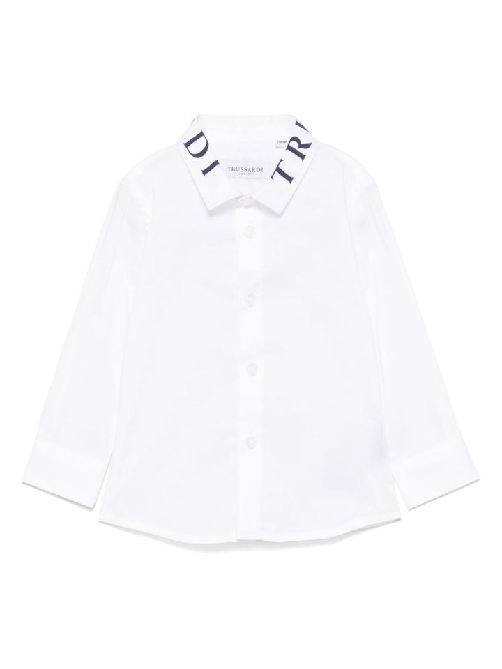 Camicia bianca per neonato TIP25091CA WHI Trussardi Kids 