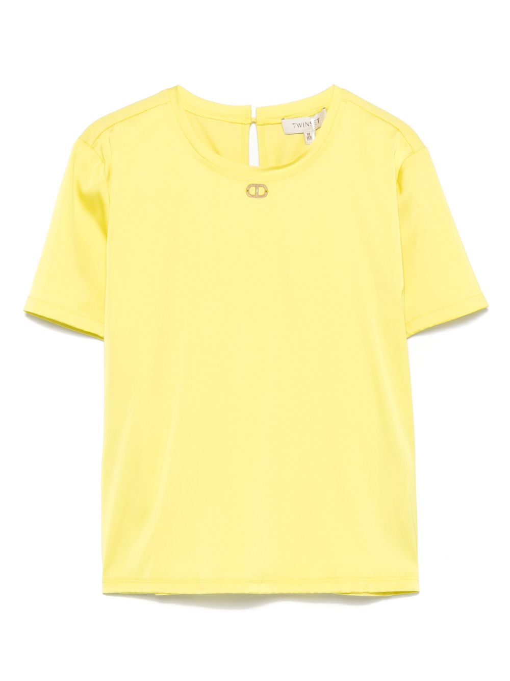 T-shirt giallo canarino per bambina 251GJ2453 12124 Twin Set 