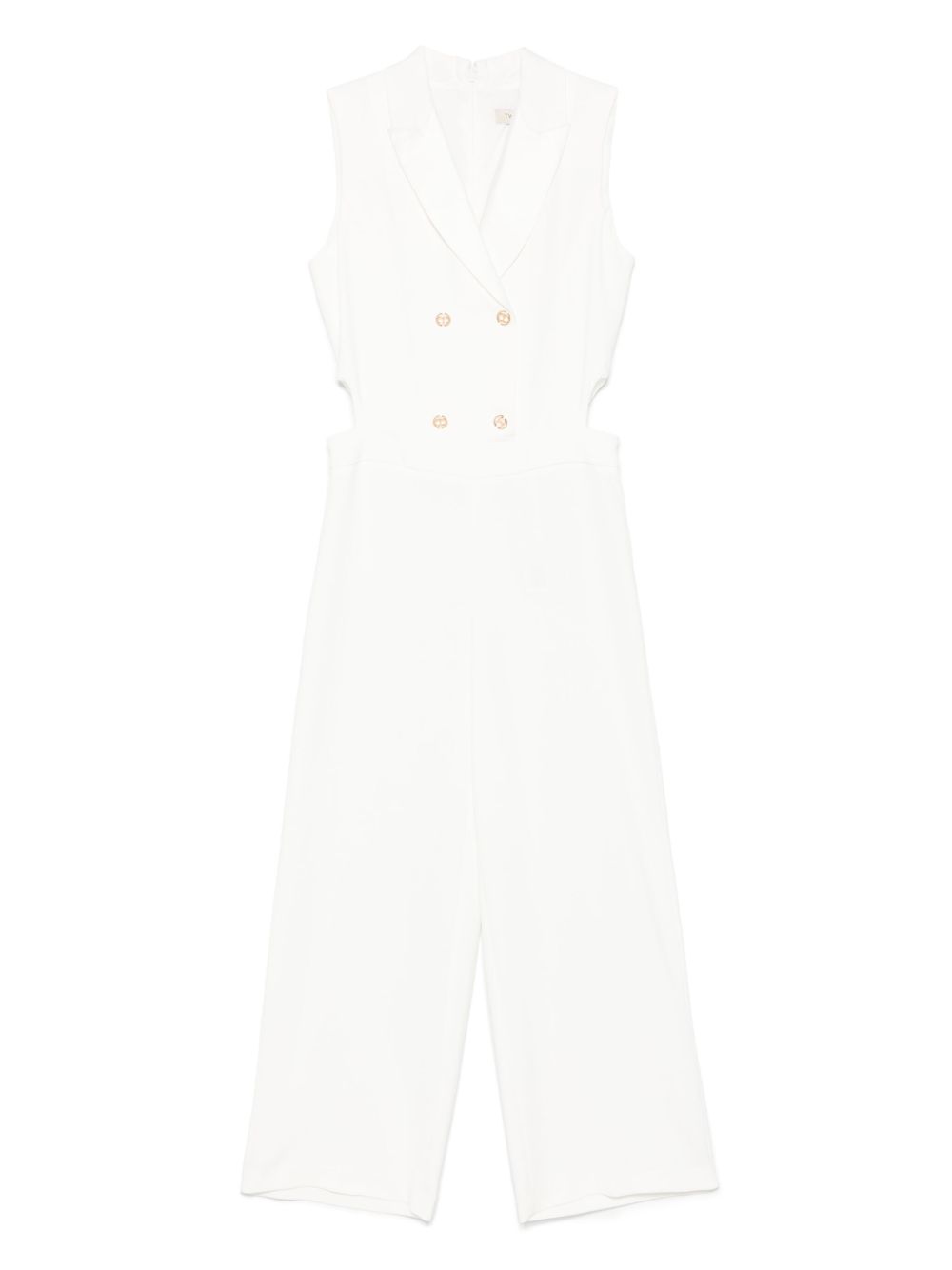 Tuta ecru per bambina 251GJ2QN4 00808 Twin Set 