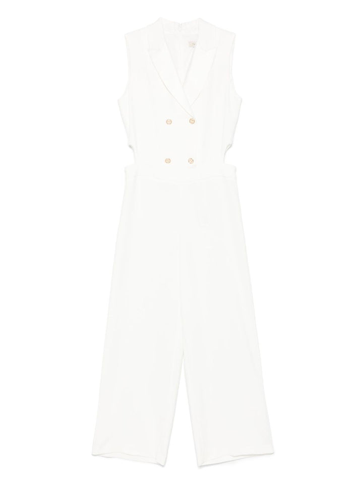 Tuta ecru per bambina 251GJ2QN4 00808 Twin Set 