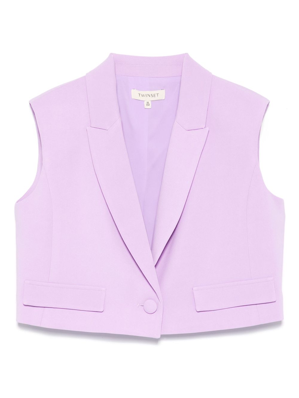 Gilet viola per bambina 251GJ2QN6 11862 Twin Set 
