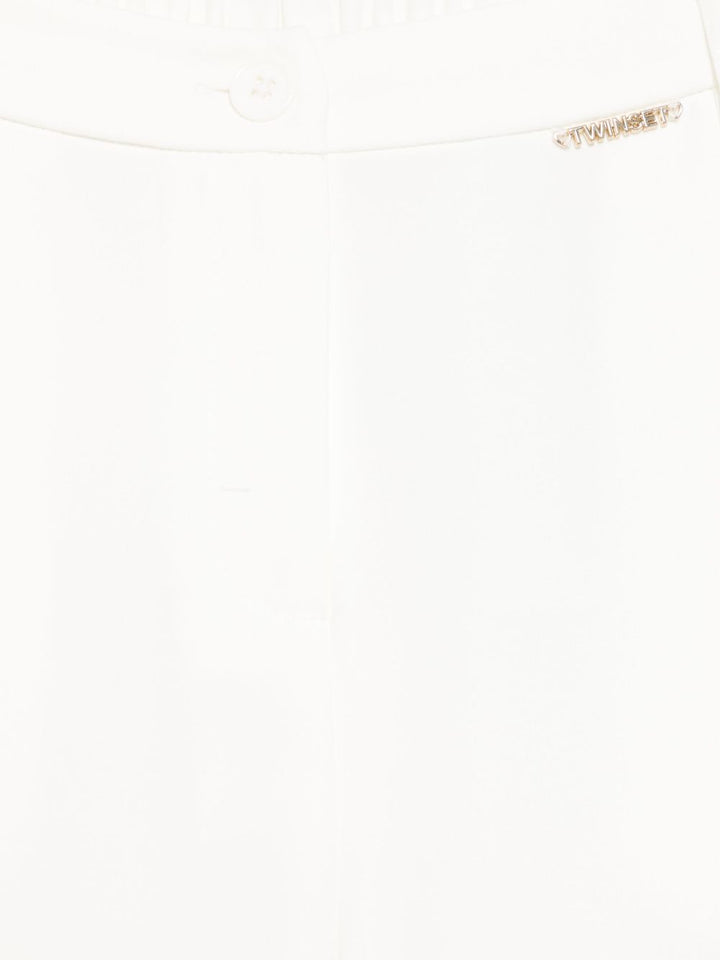 Pantalone bianco per bambina 251GJ2QN8 00808 Twin Set 