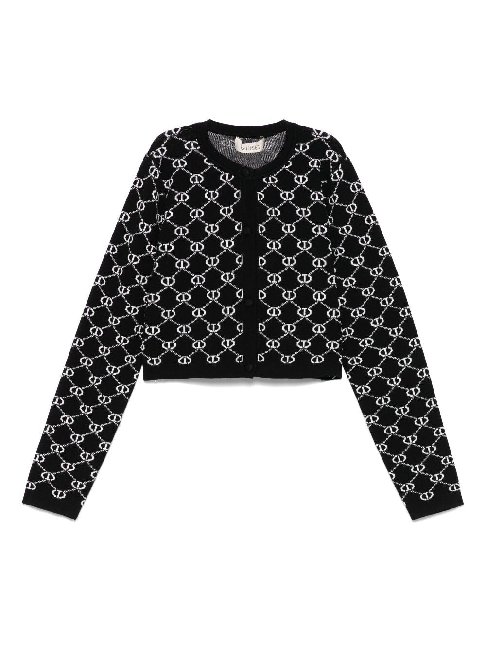Cardigan nero per bambina 251GJ3QX0 02851 Twin Set 