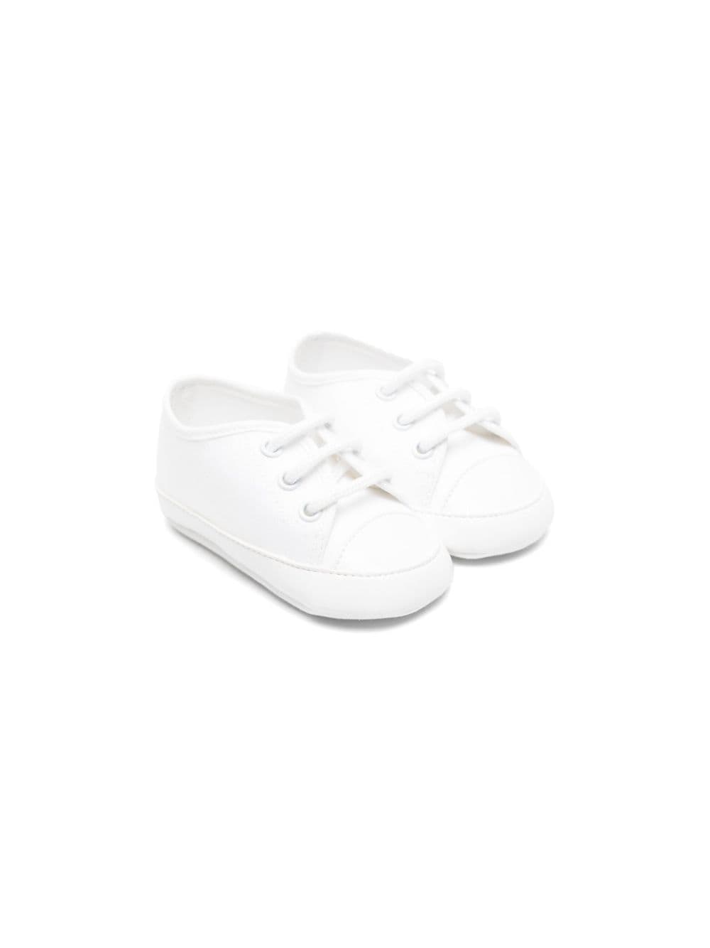 Sneakers bianche per neonato in twill MN9576434430 1010 Colorichiari Kids 