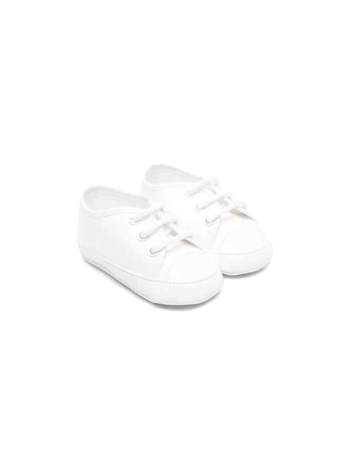Sneakers bianche per neonato in twill MN9576434430 1010 Colorichiari Kids 