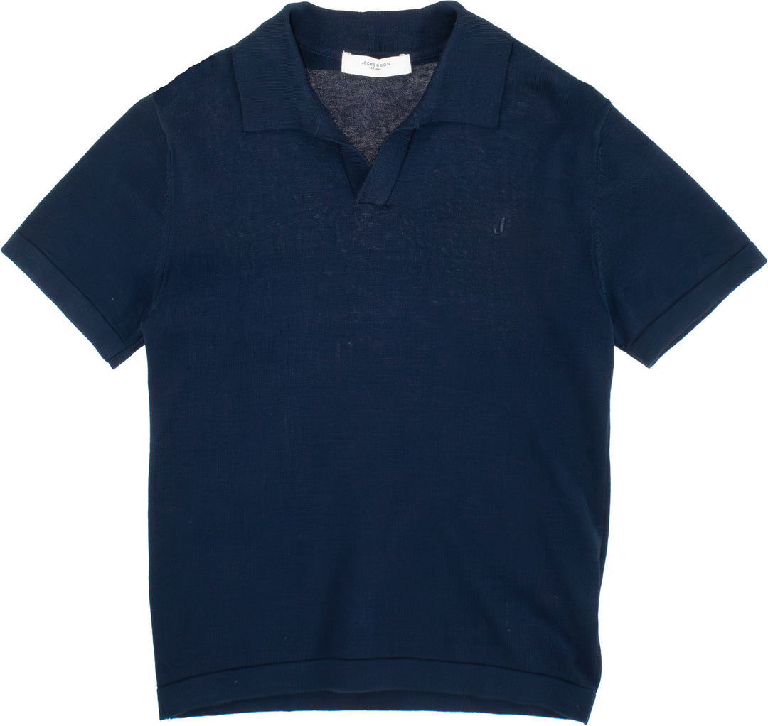 Polo blu navy per bambino 166TJMJS25 RE098 Jeckerson Kids 