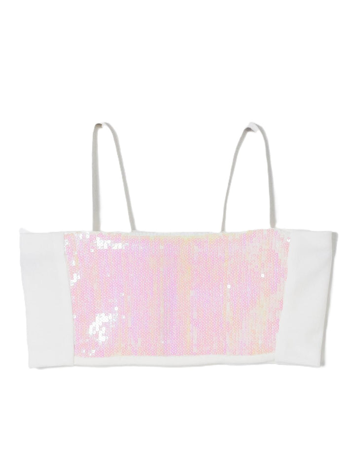 Top bianco/rosa per bambina GA5133J4914 M9106 Liu Jo 