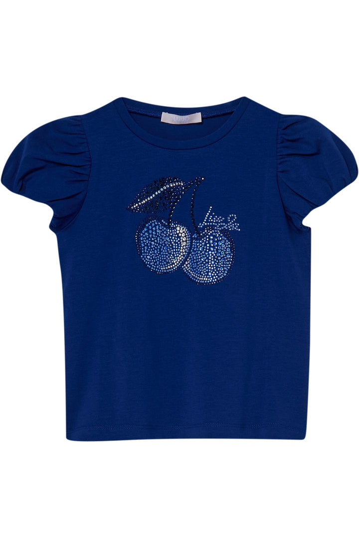 T-shirt blu notte per bambina KA5041J5003 93940 Liu Jo 