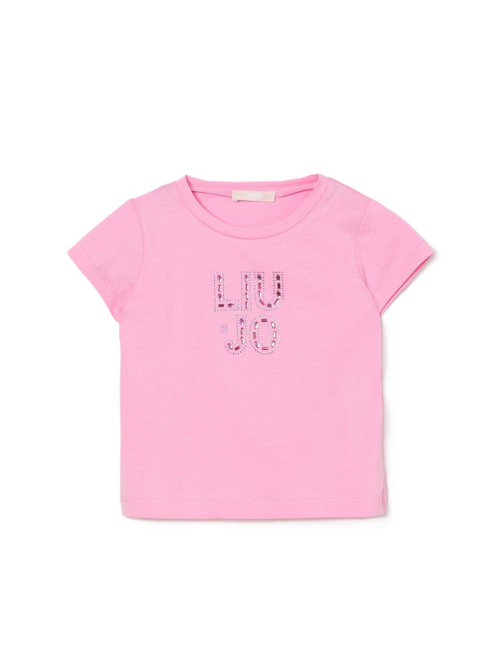 T-shirt rosa per bambina KA5094J5003 X0065 Liu Jo 