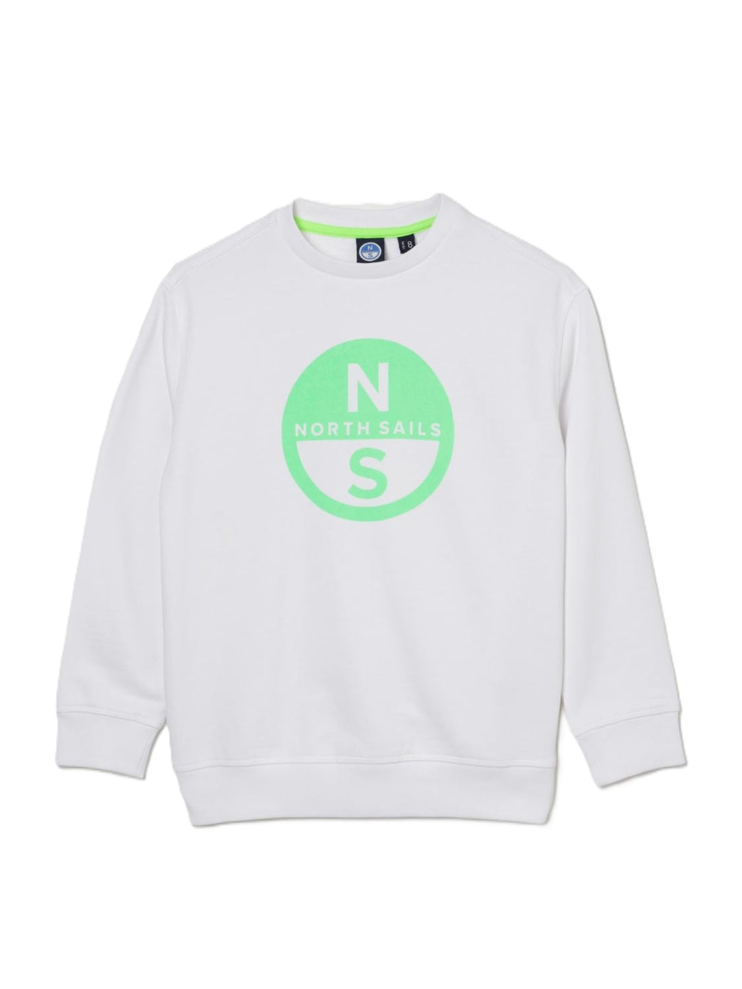 Felpa bianca per bambino 794387 0101 North Sails Kids 
