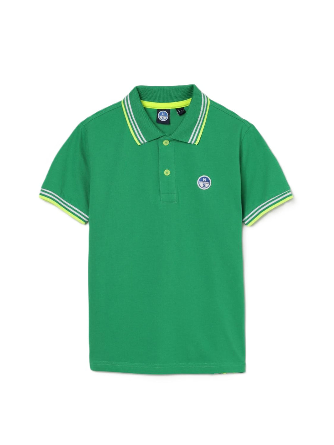Polo verde per bambino 795090 0460 North Sails Kids 