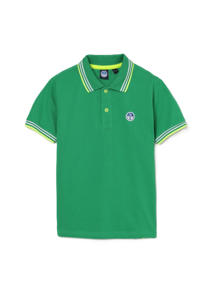 Polo verde per bambino 795090 0460 North Sails Kids 