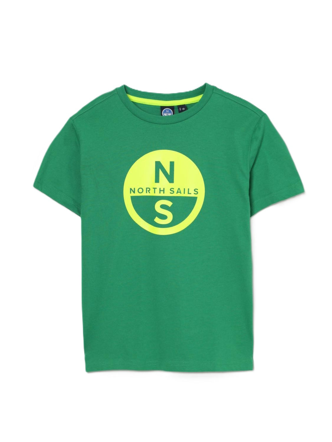 T-shirt verde per bambino 795210 0460 North Sails Kids 