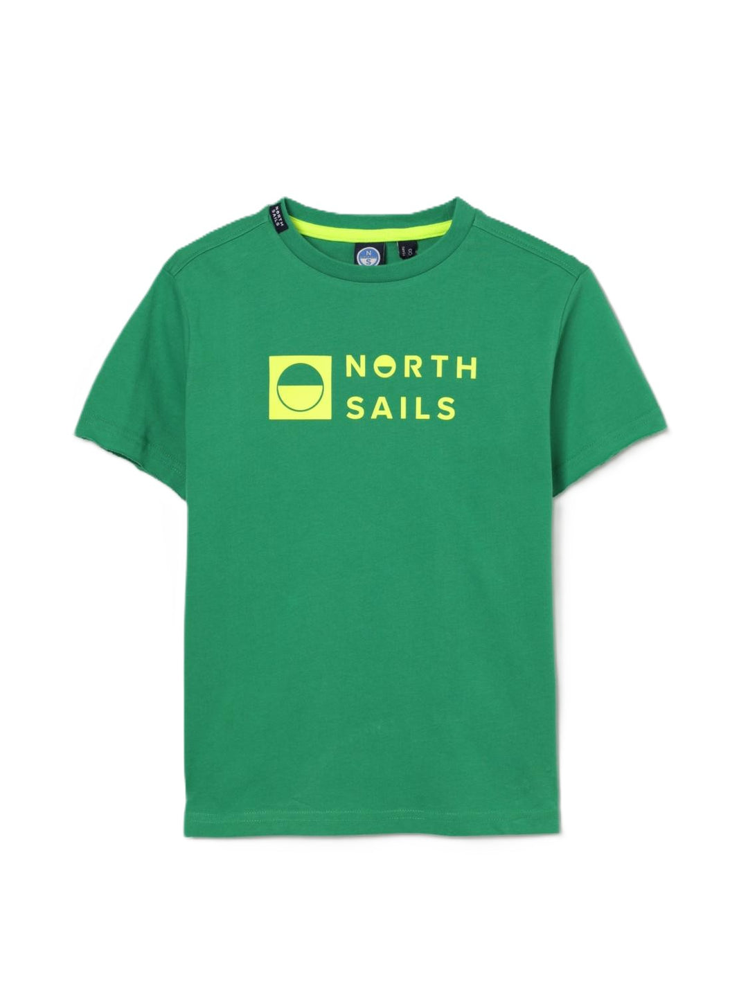 T-shirt verde per bambino 795217 0460 North Sails Kids 