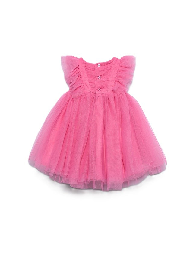 Abito rosa per neonata 5012 090 Abel & Lula 